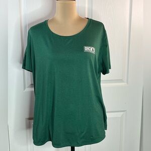 Women's Green Dicks Spotting Goods T-Shirt. Size 2XL